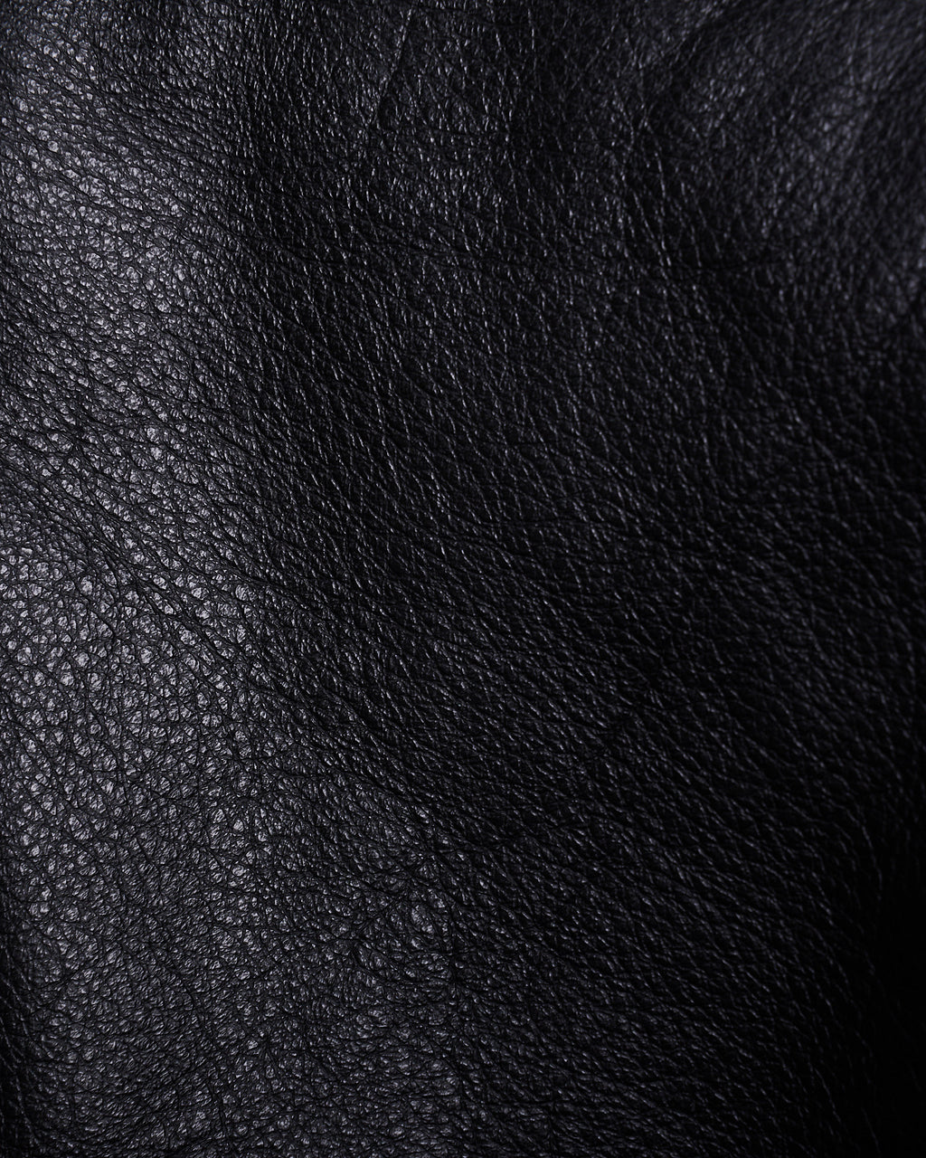 backslit thumbhole leather jacket black