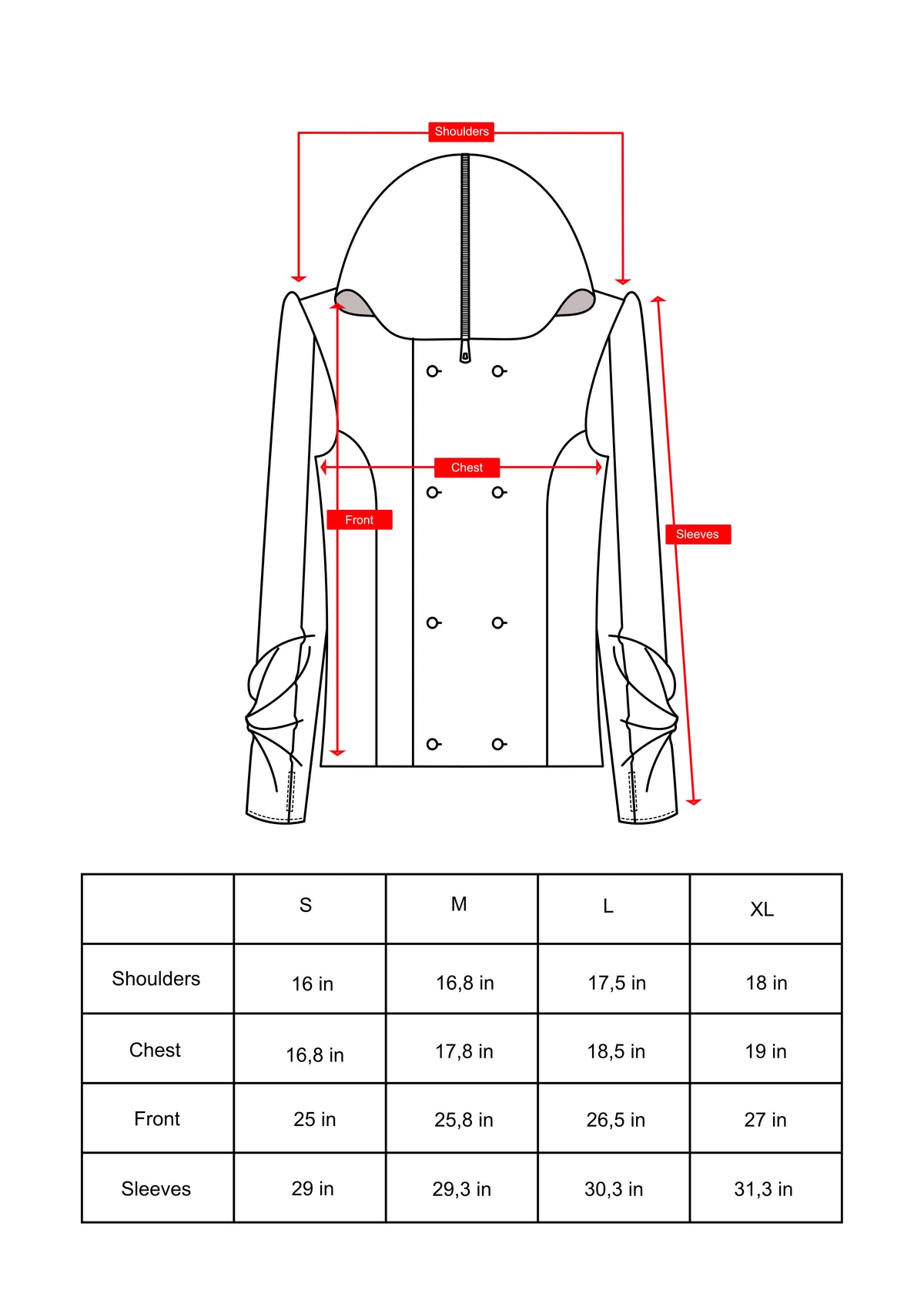 Knotted sleeves wool jacket